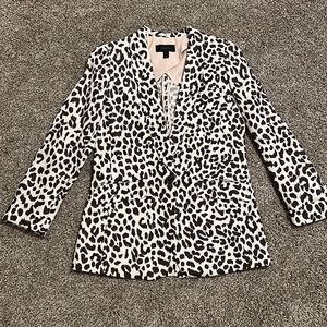 JCrew Animal Print Blazer